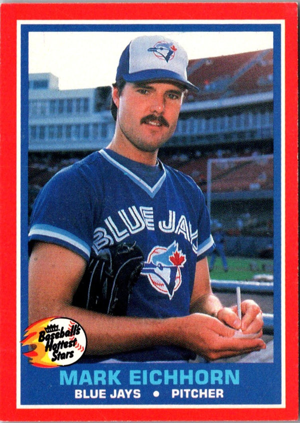 1987 Fleer Hottest Stars Mark Eichhorn #16