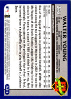 2003 Topps Walter Young #321 Rookie