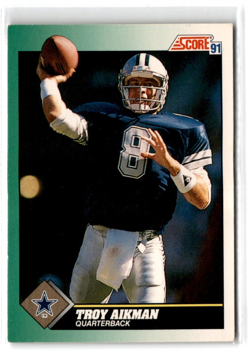 1991 Score Troy Aikman