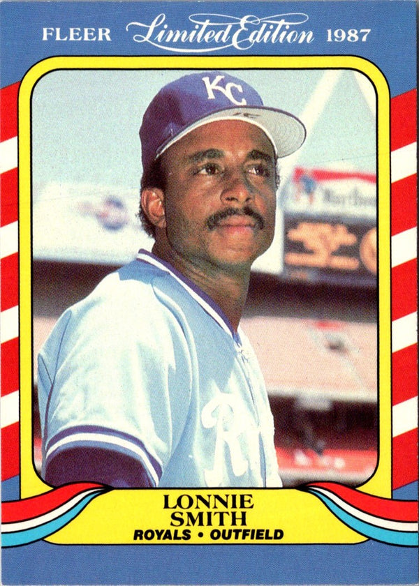 1987 Fleer Limited Edition Lonnie Smith #40