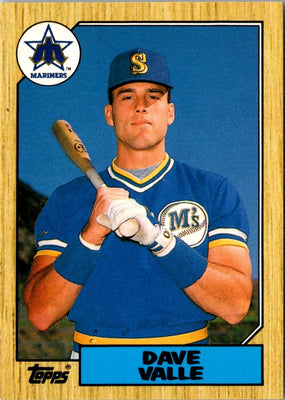 1987 Topps Traded Dave Valle #122T