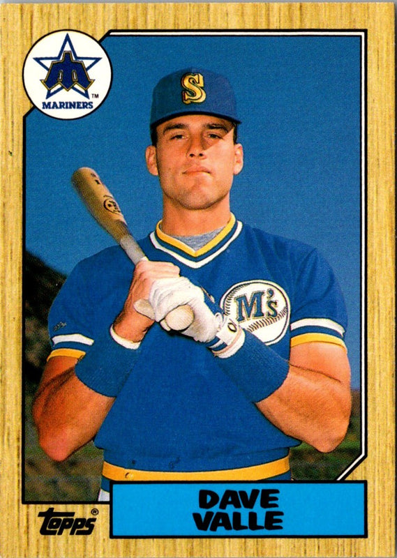 1987 Topps Traded Dave Valle #122T