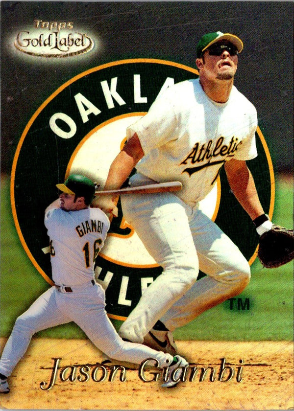 1999 Topps Gold Label Jason Giambi #23