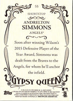 2016 Topps Gypsy Queen Andrelton Simmons #55