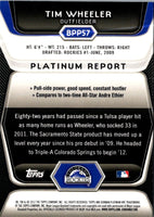 2012 Bowman Platinum Prospects Tim Wheeler #BPP57