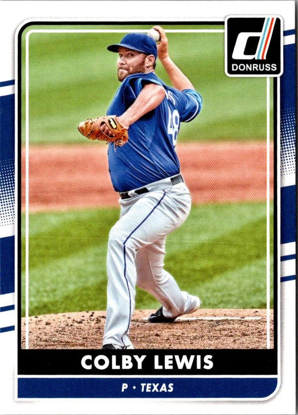 2016 Donruss Colby Lewis #98