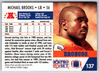 1990 Pro Set Michael Brooks #485 Rookie