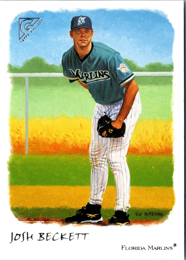 2002 Topps Gallery Josh Beckett #24