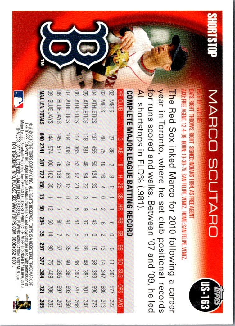 2010 Topps Update Marco Scutaro