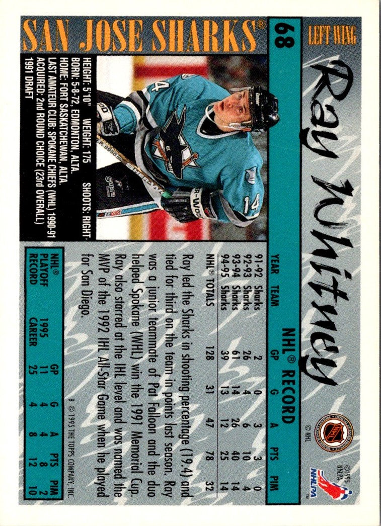 1995 Topps Ray Whitney