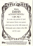 2015 Topps Gypsy Queen Khris Davis