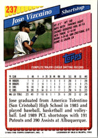 1993 Topps Gold Jose Vizcaino #237