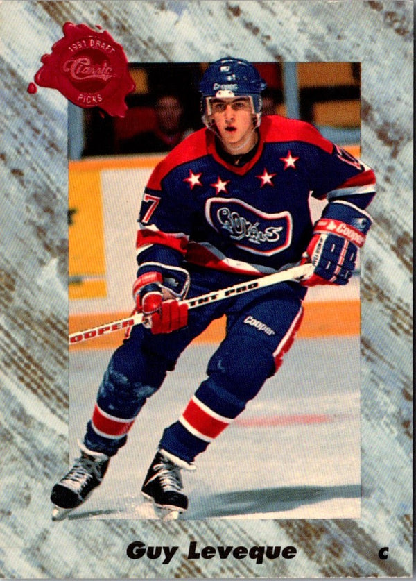 1991 Classic Draft Picks Guy Leveque #36