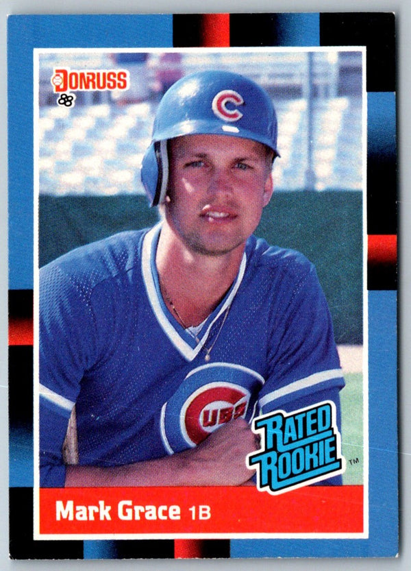 1988 Donruss Mark Grace #40 Rookie