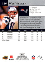 2009 Upper Deck Wes Welker #116