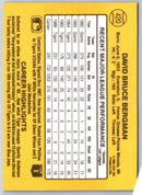 1986 Donruss Dave Bergman