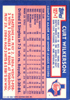 1984 Topps Traded Curt Wilkerson #127T