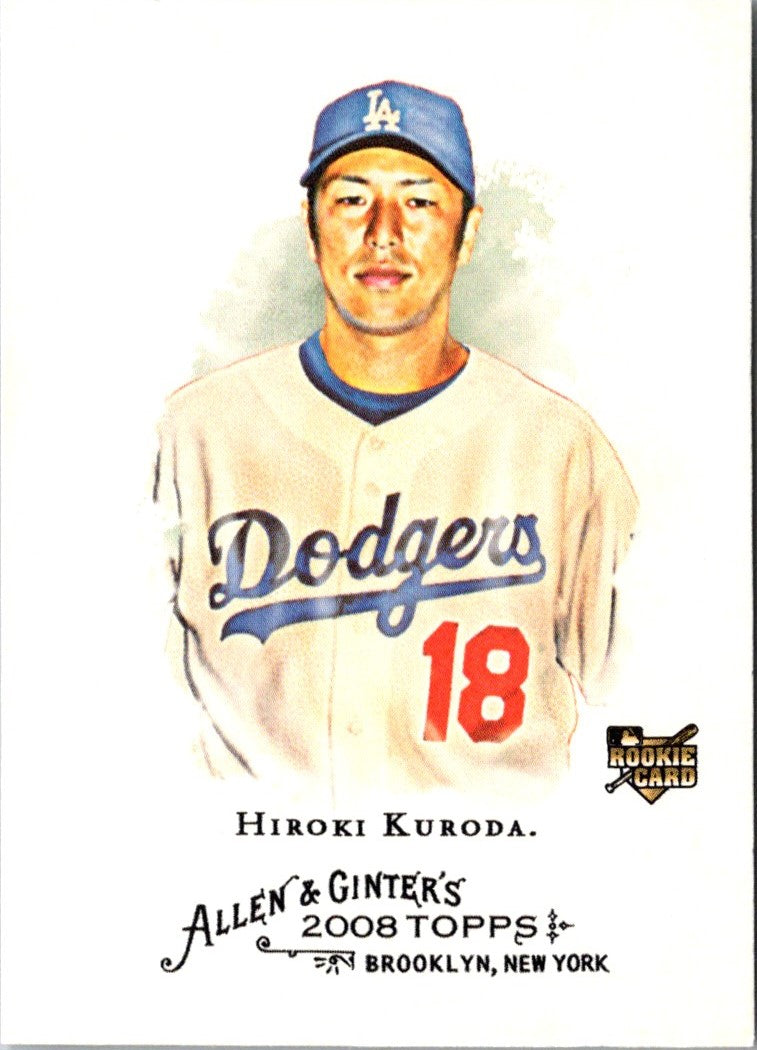 2008 Topps Allen & Ginter Hiroki Kuroda