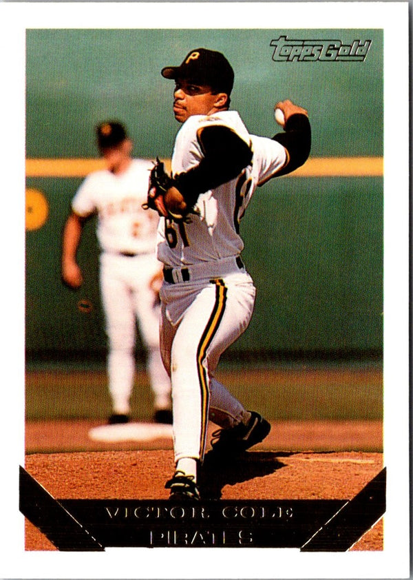 1993 Topps Gold Victor Cole #453