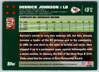 1991 Score Derrick Johnson #4 OF 12