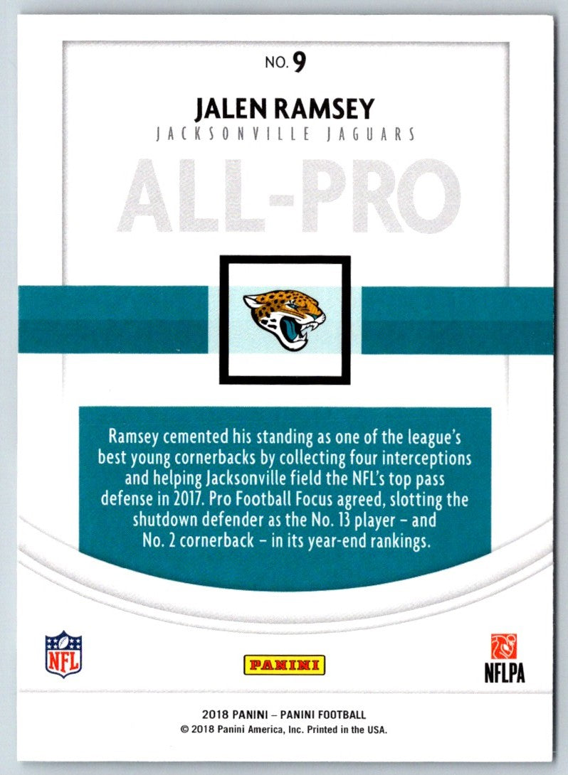 2018 Panini All-Pro Jalen Ramsey