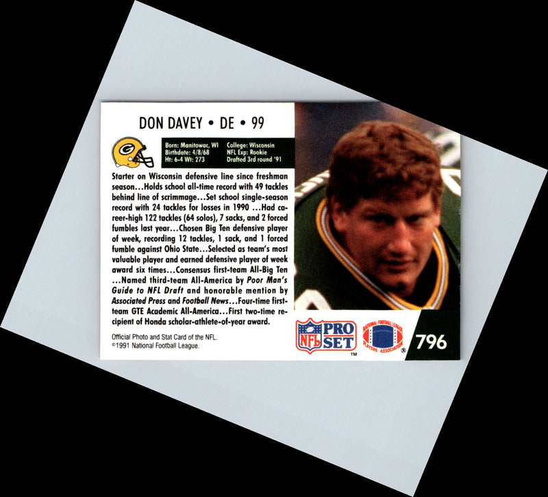 1991 Pro Set Don Davey
