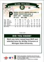 2002 Fleer Mark Mulder #91