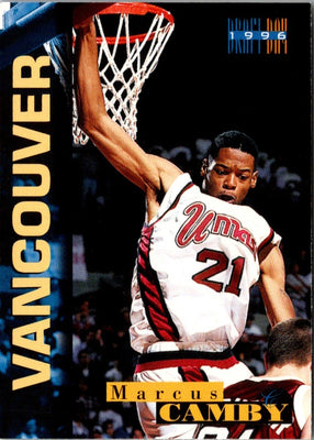 1996 Score Board Draft Day Marcus Camby #2B
