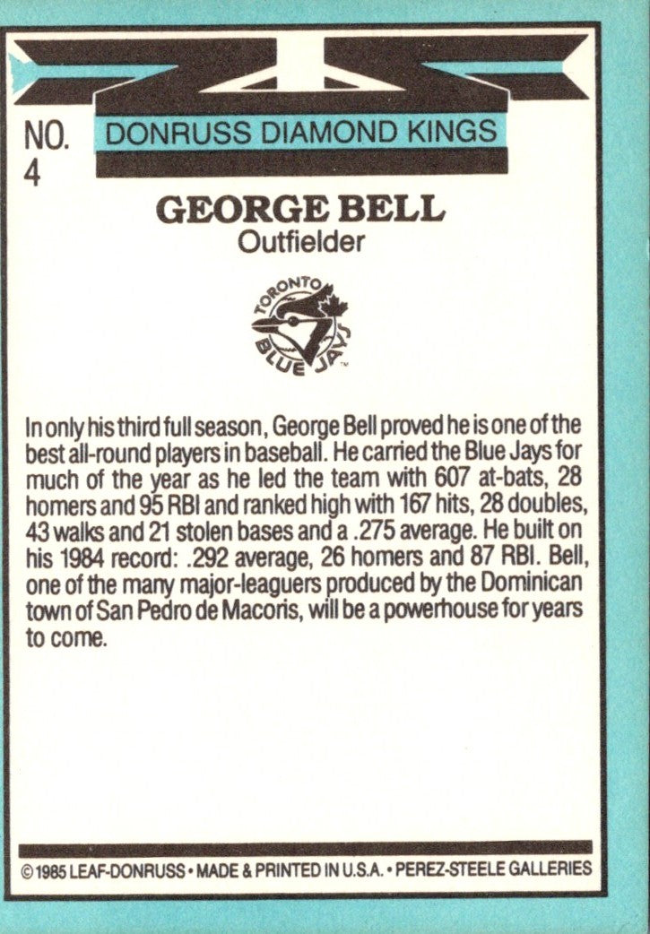 1986 Leaf George Bell