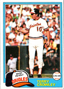 1981 O-Pee-Chee Terry Crowley