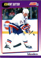 1991 Score American Brent Sutter #243