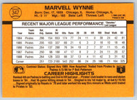 1989 Donruss Marvell Wynne #347