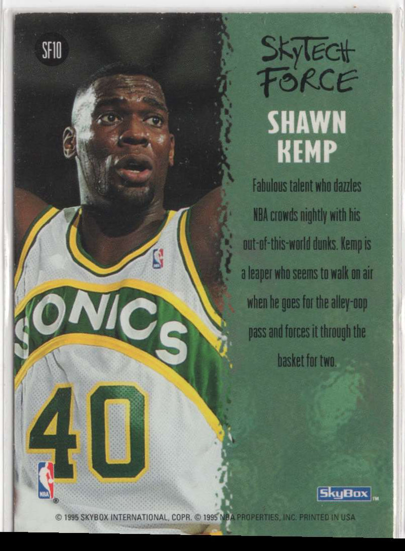 1994 SkyBox SkyTech Force Shawn Kemp