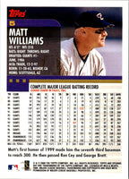 2000 Topps Opening Day Matt Williams #5