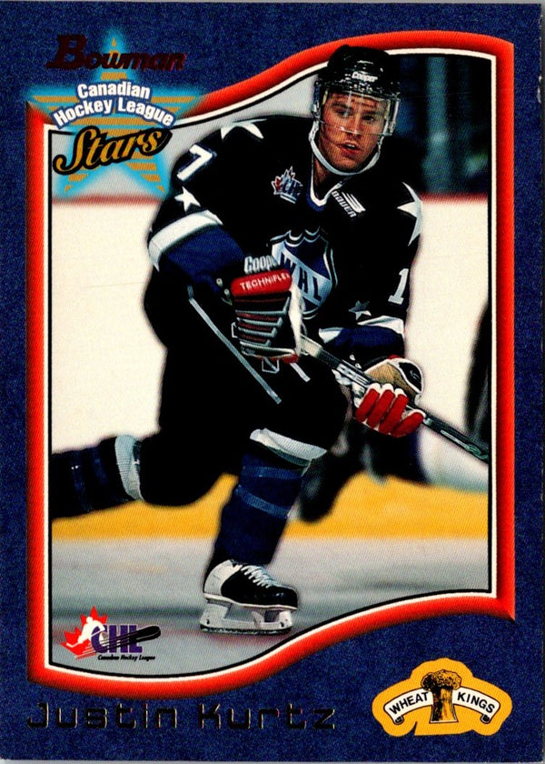 1997 Bowman CHL Justin Kurtz #111