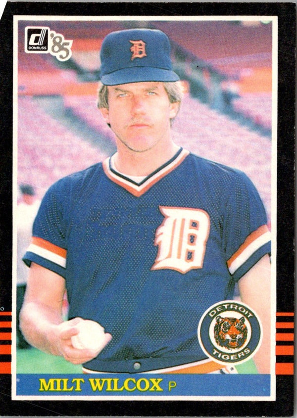 1985 Donruss Milt Wilcox #105