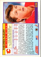 1991 Score American Theoren Fleury #226