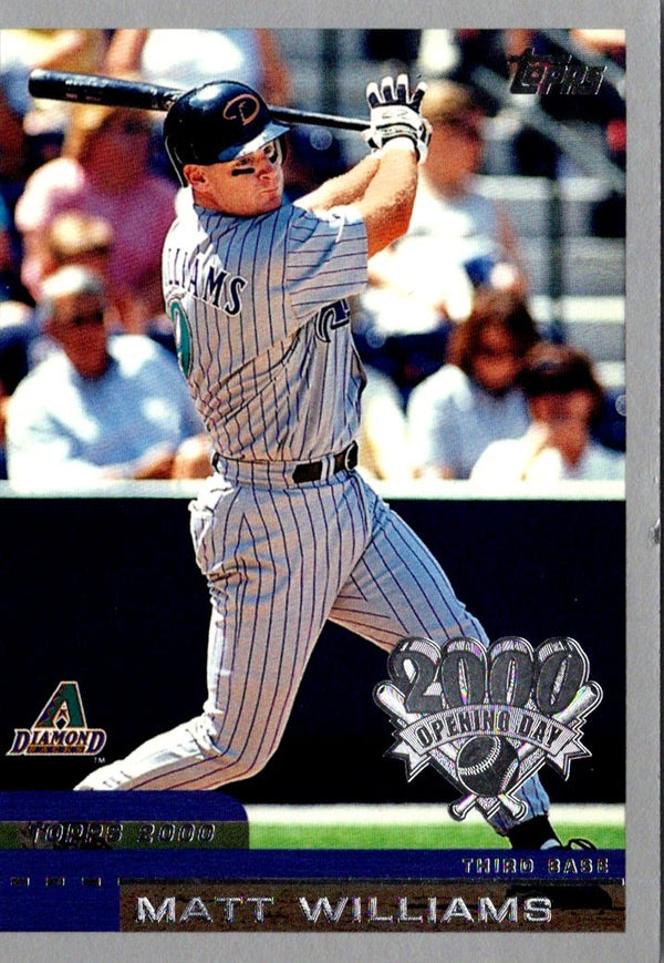 2000 Topps Opening Day Matt Williams #5