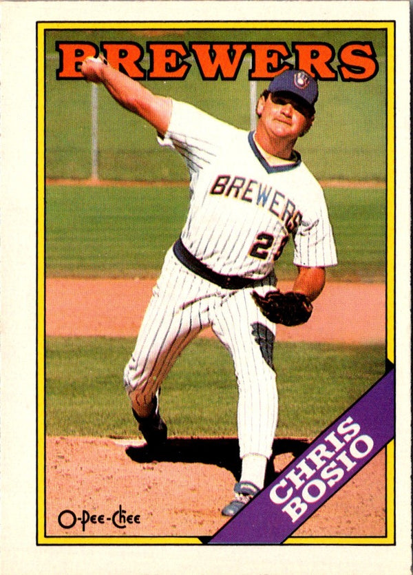 1988 O-Pee-Chee Chris Bosio #137