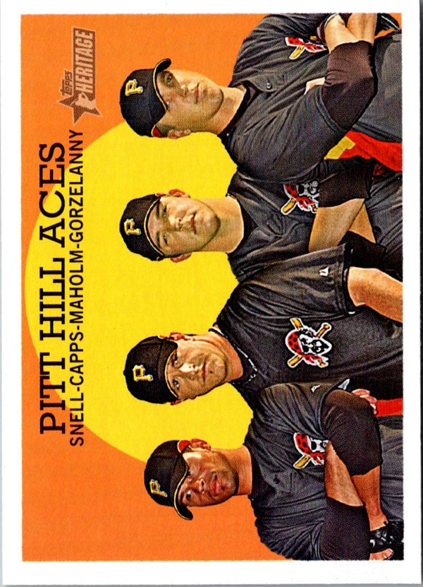 2008 Topps Heritage Ian Snell/Matt Capps/Tom Gorzelanny/Paul Maholm #428