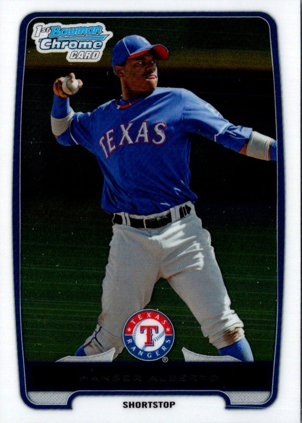 2012 Bowman Chrome Prospects Hanser Alberto #BCP141