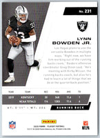 2020 Panini XR Lynn Bowden Jr. #231 Rookie