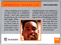 1991 Pro Line Portraits Broderick Thomas #112