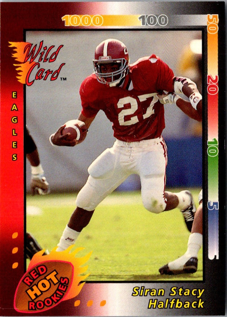 1992 Wild Card Red Hot Rookies Gold Siran Stacy