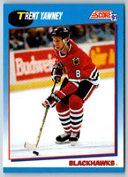 1991 Score Canadian Trent Yawney #439