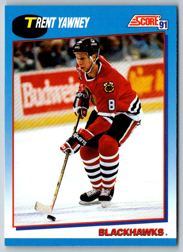 1991 Score Canadian Trent Yawney #439