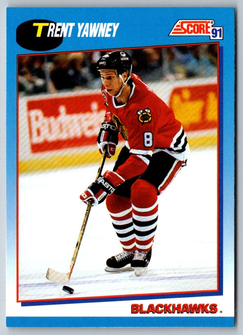 1991 Score Canadian Trent Yawney