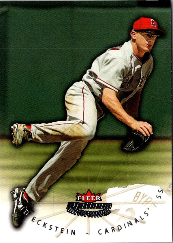 2005 Fleer Platinum David Eckstein #63