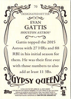 2016 Topps Gypsy Queen Evan Gattis #70