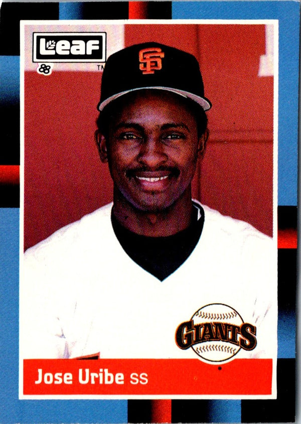 1988 Leaf Jose Uribe #218